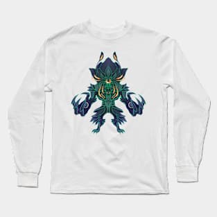 Neon Bat Orchid Monster Long Sleeve T-Shirt